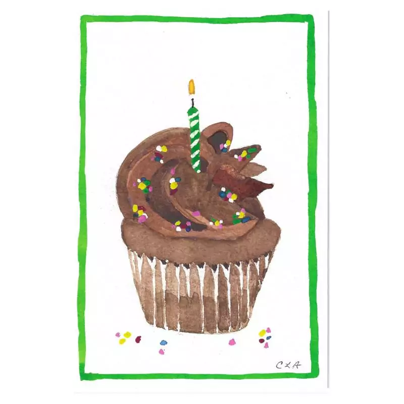 Green Cupcake